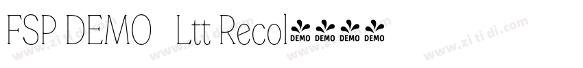 FSP DEMO   Ltt Recol字体转换